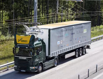 Scania G360 4×2 Hybrid Truck with Siemens pantograph '2016–17