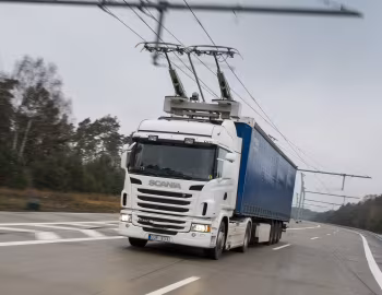 Scania G360 4×2 tractor Highline cab electrically powered truck with pantograph '2014