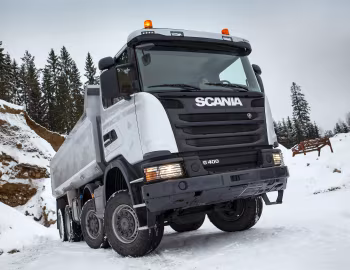 Scania G400 Streamline 8×8 rigid Short cab with tipper body '2013–17