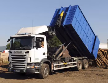 Scania G440 6×4 rigid with Palfinger Palift hooklift system '2010–13