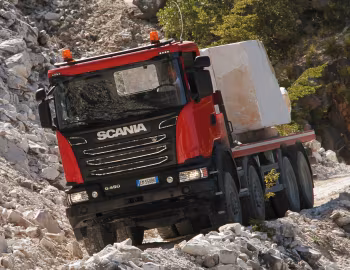 Scania G450 Streamline 8×4 rigid Short cab with flat bed body '2013–н.в.