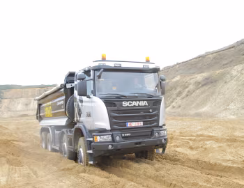 Scania G450 8×6 rigid with KH-Kipper tipper body '2013–17