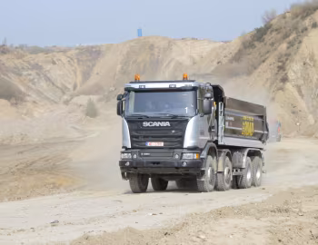 Scania G450 8×6 rigid with KH-Kipper tipper body '2013–17