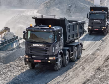 Scania G460 8×4 rigid with tipper body '2013–17