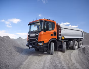 Scania G 450 XT 8×4 rigid with Meiller tipper body '2017–pr.