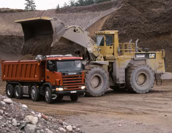 Scania R124CB 470 8×4 rigid tipper '2001–04