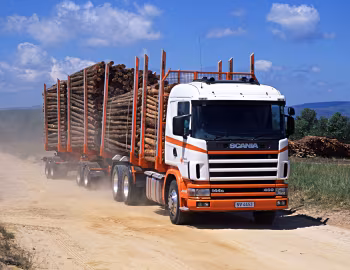 Scania R144G 460 6×4 rigid timber truck [South Africa] '1995–2004