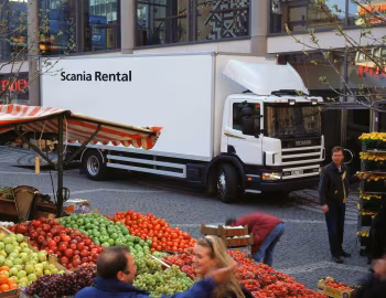 Scania P94D 220 4×2 with Sala Kaross delivery body '1996–2004