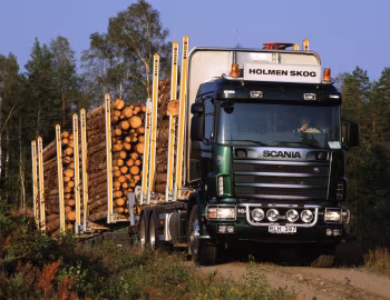 Scania R164GB 580 6×4 rigid timber truck '2000–04