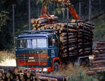 Scania LBT140S timbertruck '1969–74