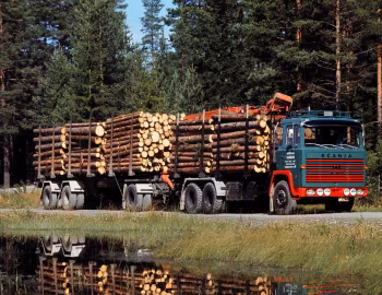 Scania LBT140S timbertruck '1969–74