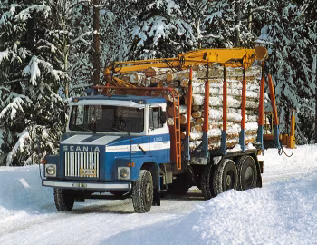 Scania LS140S timber truck '02.1972–74