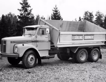 Scania LT111S-42 Sörling Sidomatic самосвал с трёхсторонней разгрузкой '1979–80