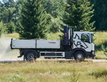 Scania P 280 XT PHEV 4×2 Tipper with Crane '2022–pr.