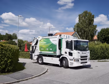 Scania 25 P BEV 4×2 rigid Norba rear-steer refuse collector '2021–????