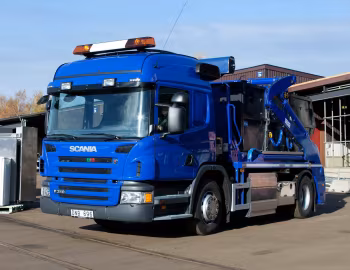 Scania P310 4×2 CP19E Laxo skip loader '2006–10