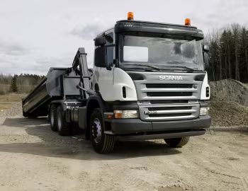 Scania P380 6×4 CP14 Dalby Hooklift '2004–10