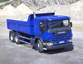 Scania P114GB 340 6×4 rigid with tipper body '1996–????