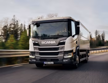 Scania P 220 4×2 Short Cab CP14L rear-steer boxbody '2017–н.в.