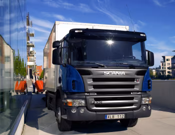 Scania P230 4×2 CP14 with Sala Kaross delivery body '2006–????