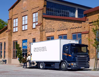 Scania P230 4×2 CP14 with Sala Kaross delivery body '2006–????