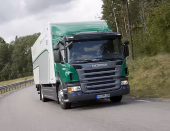 Scania P280 4×2 CP16 mit Spier Kofferaufbau '2004–10