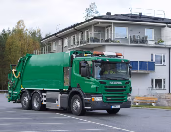 Scania P340 6×2 CNG refuse truck '2015–н.в.