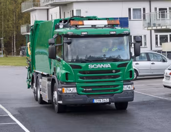 Scania P340 6×2 CNG refuse truck '2015–н.в.