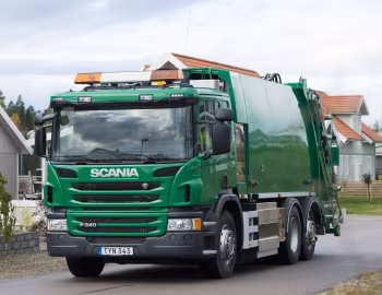 Scania P340 6×2 CNG refuse truck '2015–н.в.