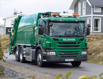Scania P340 6×2 CNG refuse truck '2015–н.в.