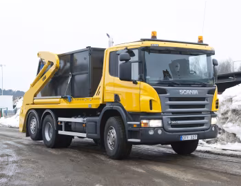 Scania P360 6×2 rigid CP16 skiploader '2010–11