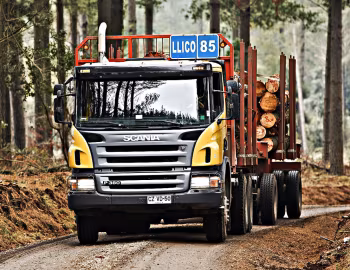 Scania P380 6×4 CP16 Timber Truck '2004–10