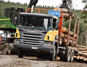 Scania P380 6×4 CP16 Timber Truck '2004–10