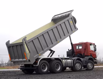 Scania P380 8×4 rigid CP14 with Wielton tipper body '2004–10