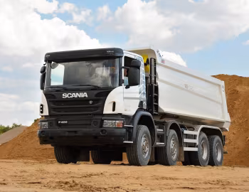 Scania P400 8×4 CP16 with Zetterbergs tipper body '2011–????