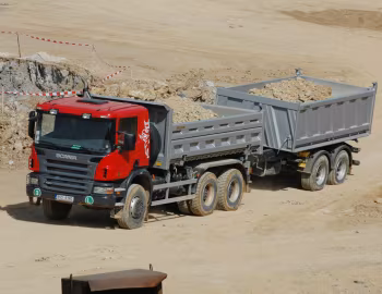 Scania P420 6×6 CP16 MOLCIK самосвал с трёхсторонней разгрузкой '2004–10