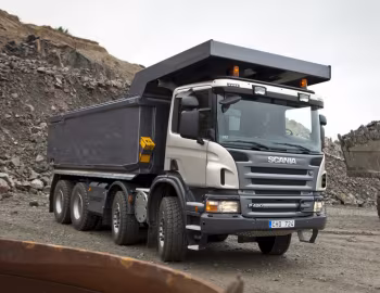 Scania P420 8×4 rigid CP14 with tipper body '2010–11