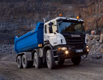 Scania P420 8×4 Off-Road Package Meiller Hinterkipper '11.2011–pr.