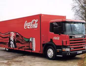 Scania P94D 220 4×2 with beverage body [Germany] '1996–2004