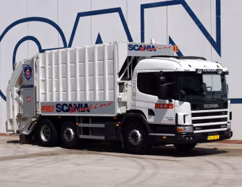 Scania P94D 230 6×2 Geesink refuse collector '1996–2004