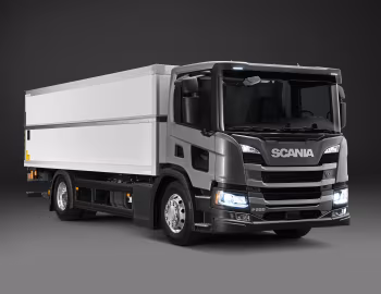 Scania P 220 4×2 Day Cab CP17L rear-steer boxbody '2017–pr.
