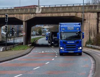 Scania P 320 6×2*4 rigid CP20H with curtain side body [UK-spec] '2020