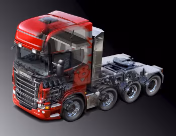 Scania R730 8×4 tractor Topline '2010–13
