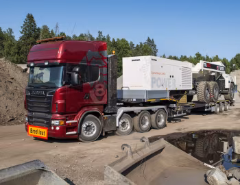 Terex TA300, Scania R730 8×4 tractor Topline