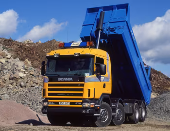 Scania R124G 470 8×4 rigid with tipper body '2001–04