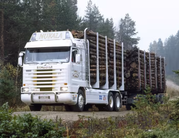 Scania R143H 400 6×2 Streamline timbertruck '1991–96
