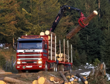 Scania R143H 500 6×4 rigid Streamline timber truck '1991–12.1996
