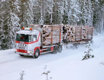Scania R144GB 460 6×2 rigid timber truck [Worldwide] '1995–2004