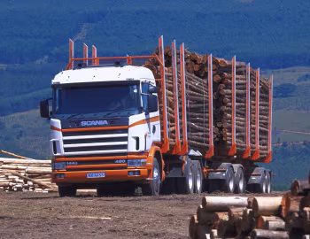Scania R144G 460 6×4 rigid timber truck [South Africa] '1995–2004