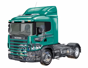 Scania R164L 580 4×2 tractor '06.2000–10.2004